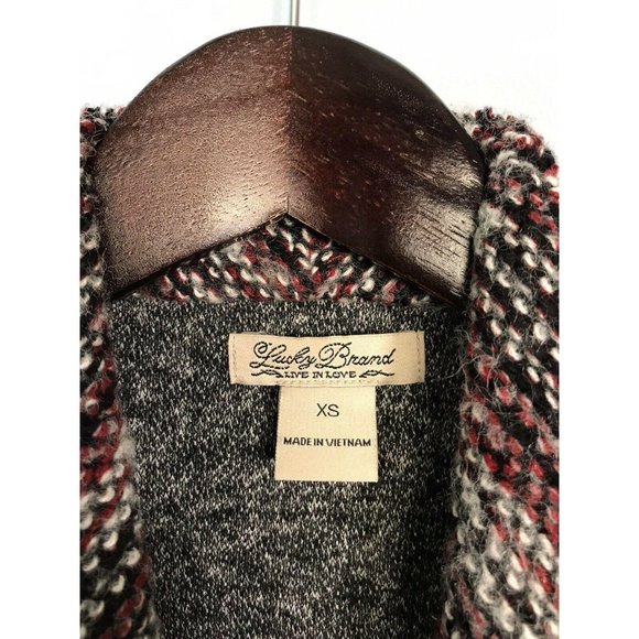 Lucky Brand XS Extra Small Cardigan Waterfall - Picture 7 of 7